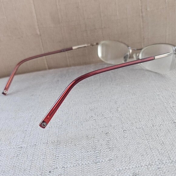 Coach Women Eyeglasses HANNAH 105 SAND Half Rim Glasses 50[]17 135 Eye Wear - Picture 4 of 12